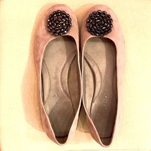 AÉROSOLES  GREY SUEDE SHOES